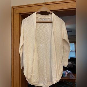Old Navy Cream Open Cardigan -Medium NWT